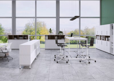 MARO_System-eM - O-eM desk, PRO - cabinets, IDEA H (2)